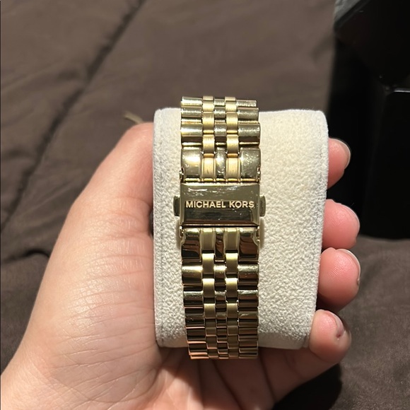 Michael Kors Gold Chronograph Watch - Picture 2 of 3